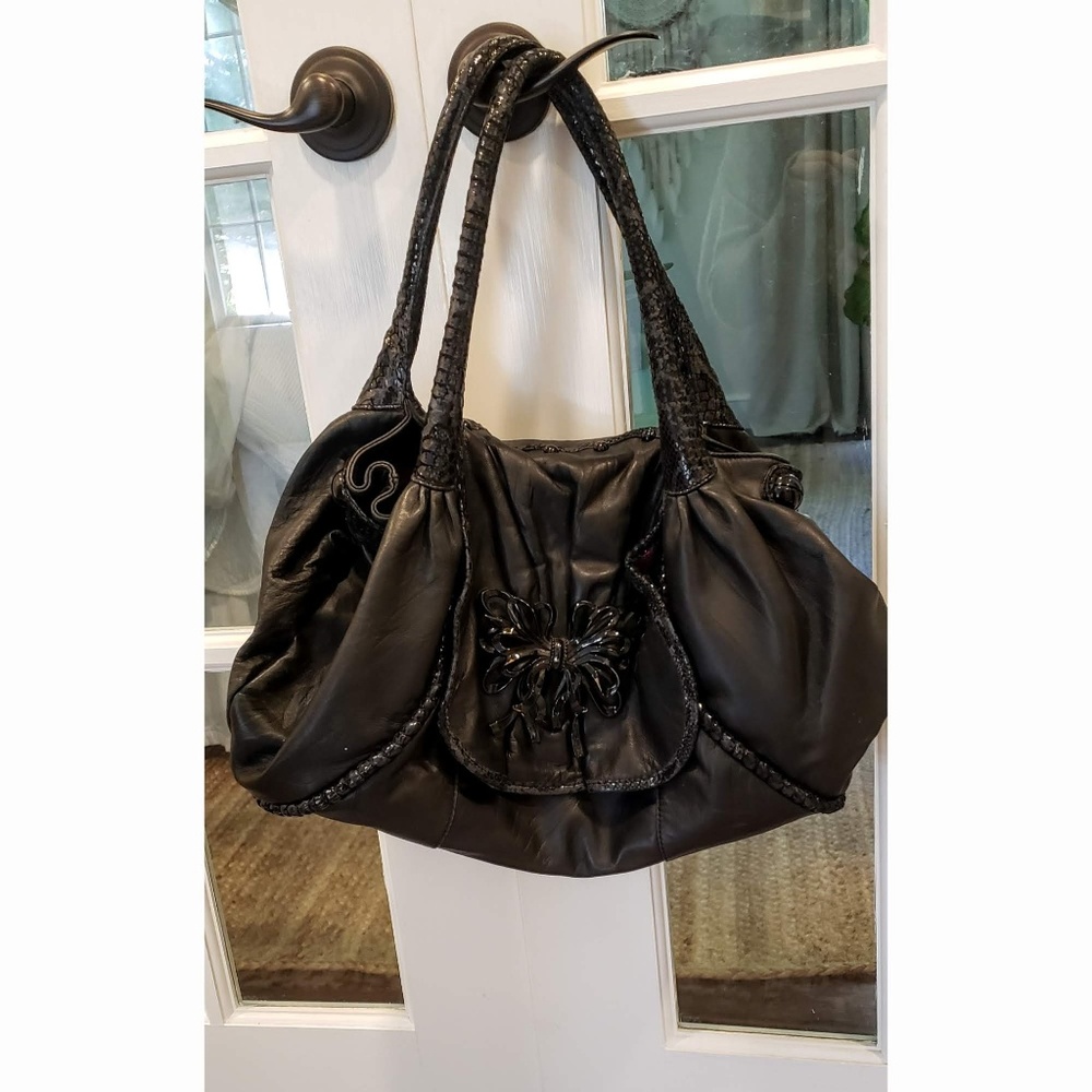 Betsey Johnson Handbag Shoulder Purse Leather
